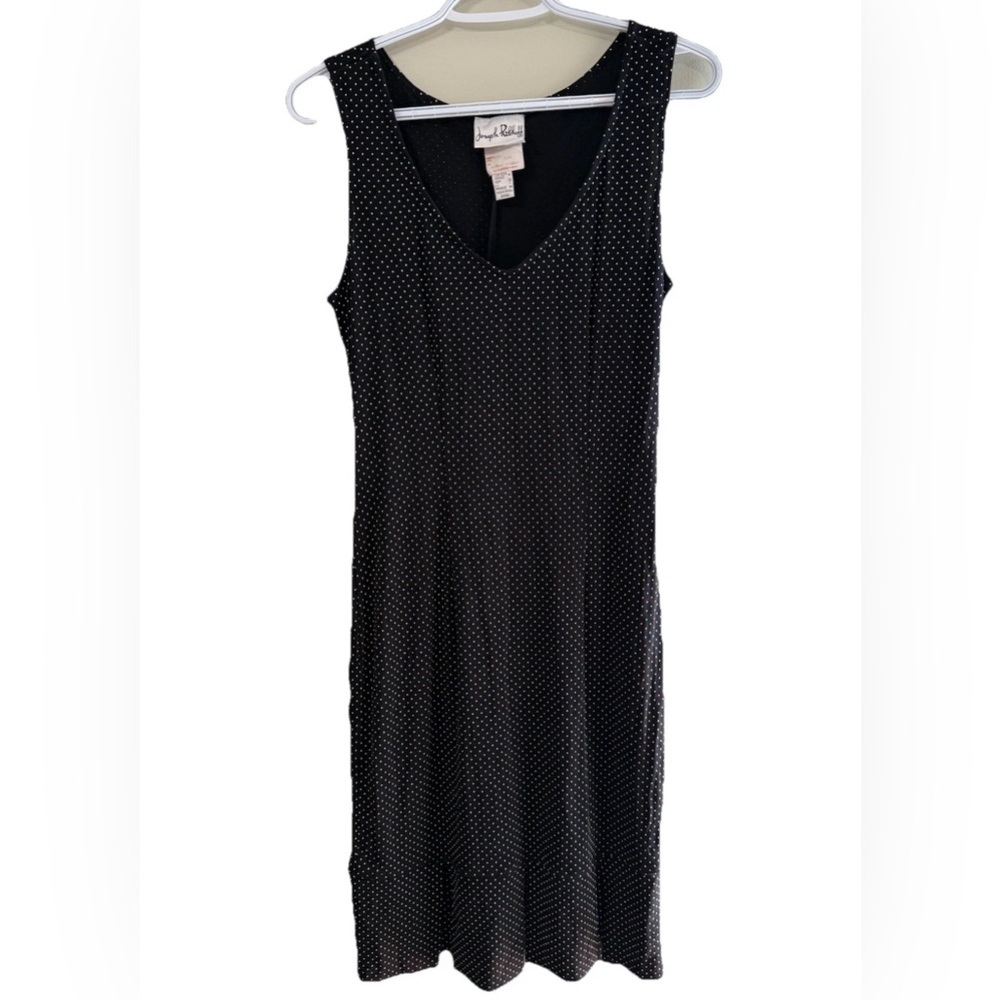 Black Polka Dot Dress by Joseph Ribkoff